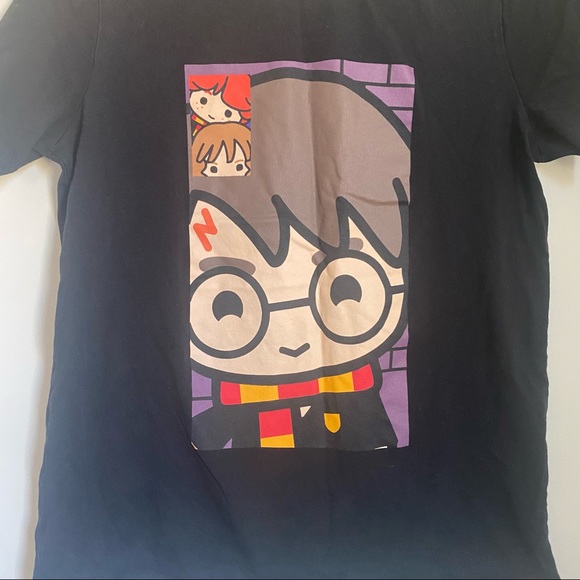 Harry Potter graphic tee Facetime black Juniors Size XS (2/4) - Picture 2 of 4